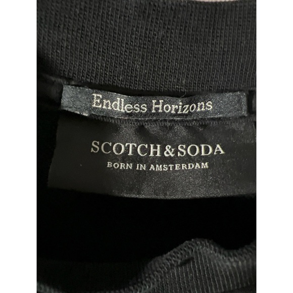 Scotch & Soda Black Endless Horizons Sweatshirt - Picture 2 of 4